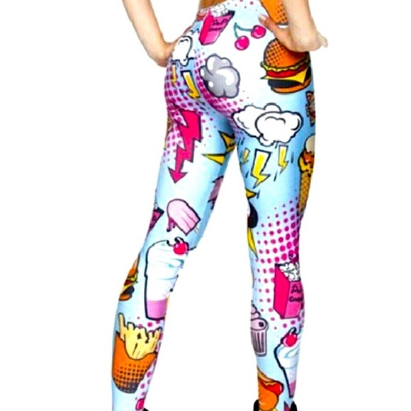 Retro Carton Funky Fun Leggings - Picture 7 of 14